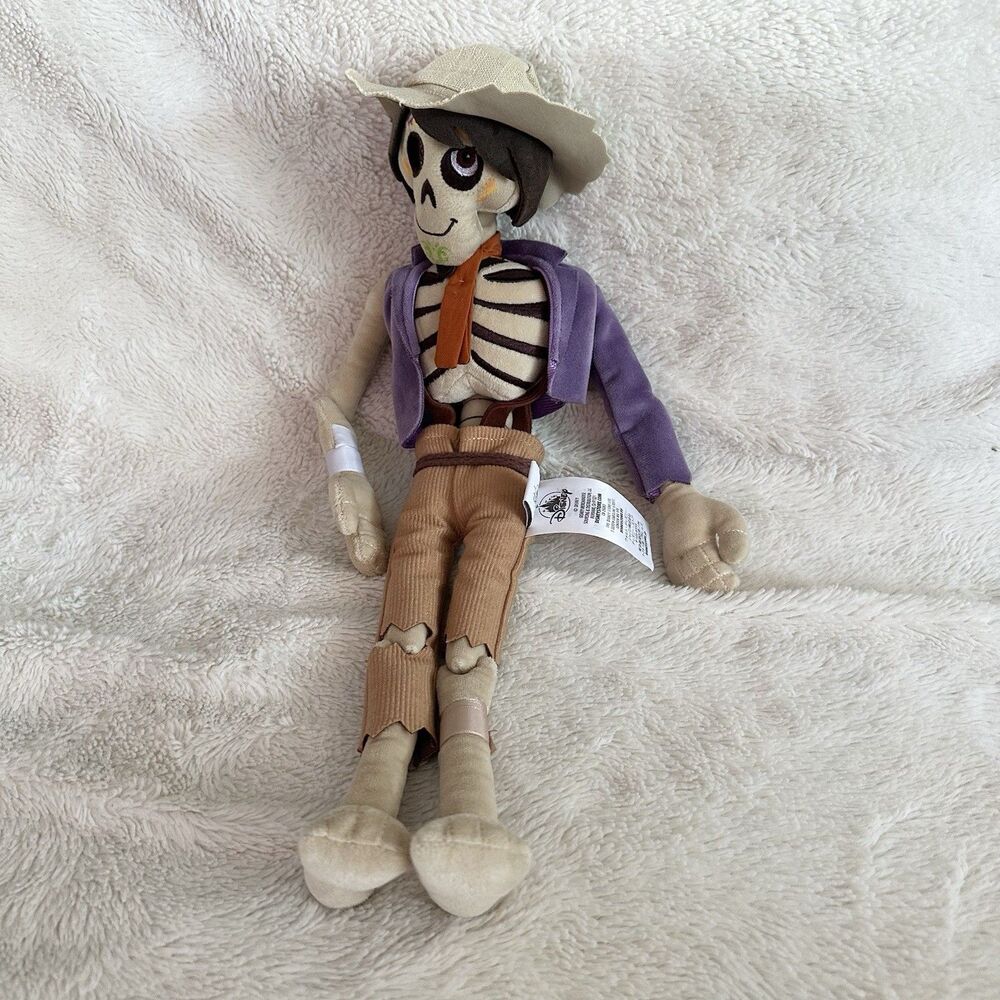 Disney Store Parks Coco Hector Plush 18” Doll Character Pixar